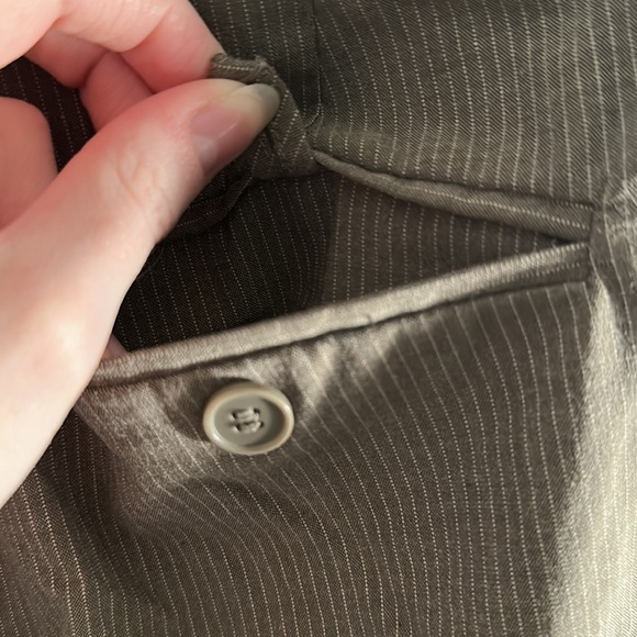 New York & Company Stretch Taupe/Tan/Beige Dress Pants with Stripes - Picture 11 of 13